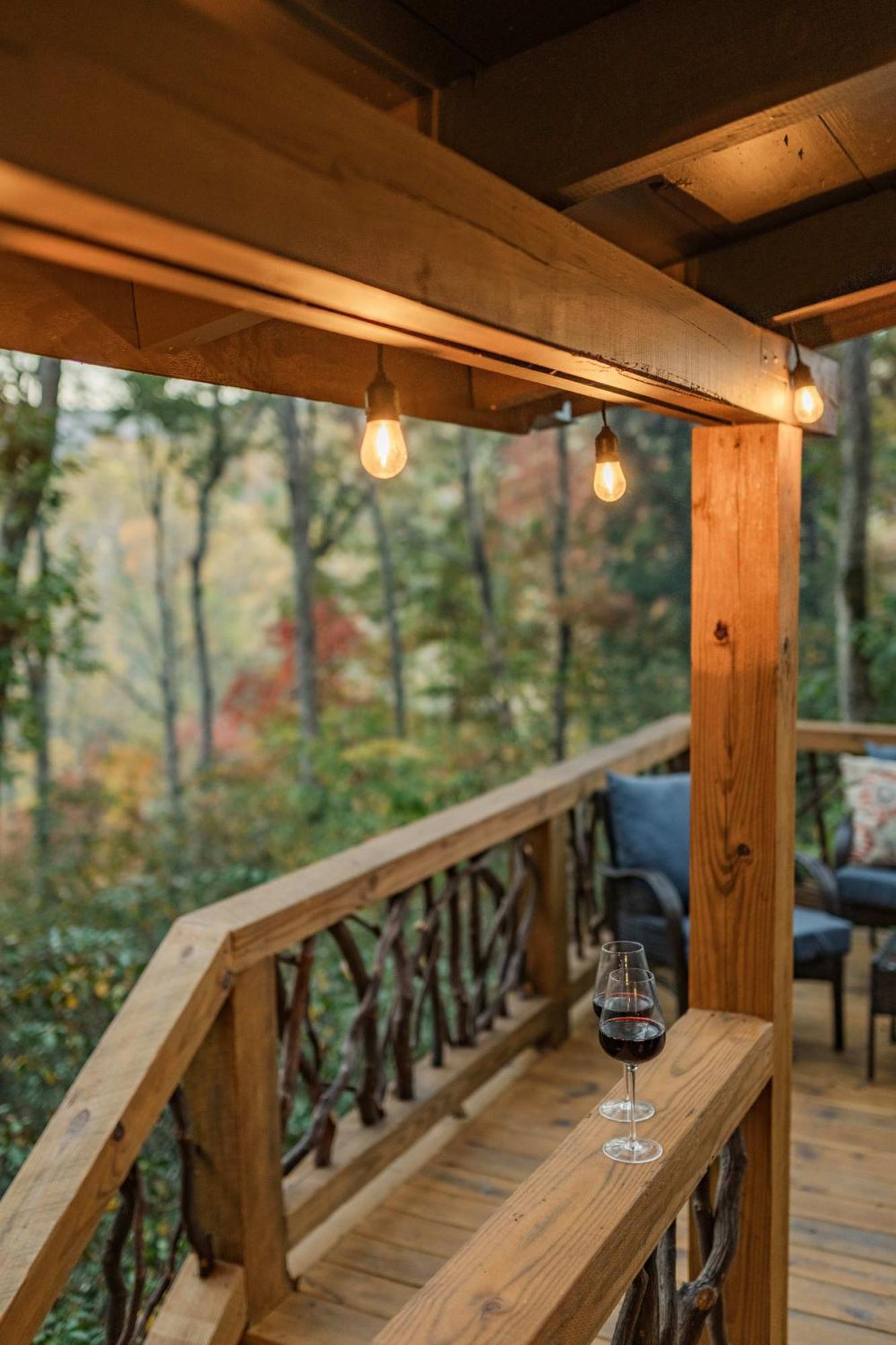 Log Cabin With Mountain View And Privacy Blue Ridge Extérieur photo