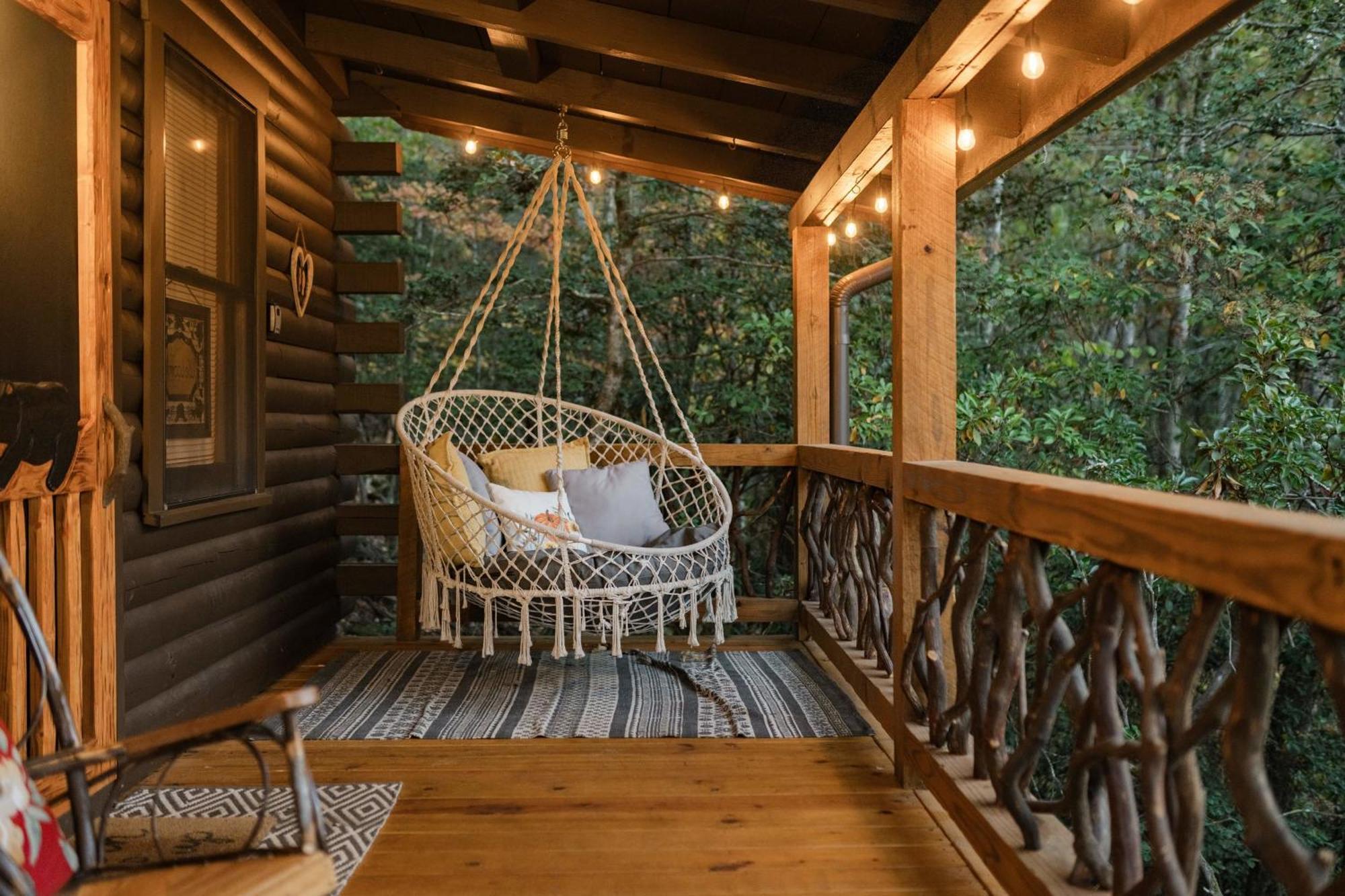 Log Cabin With Mountain View And Privacy Blue Ridge Extérieur photo