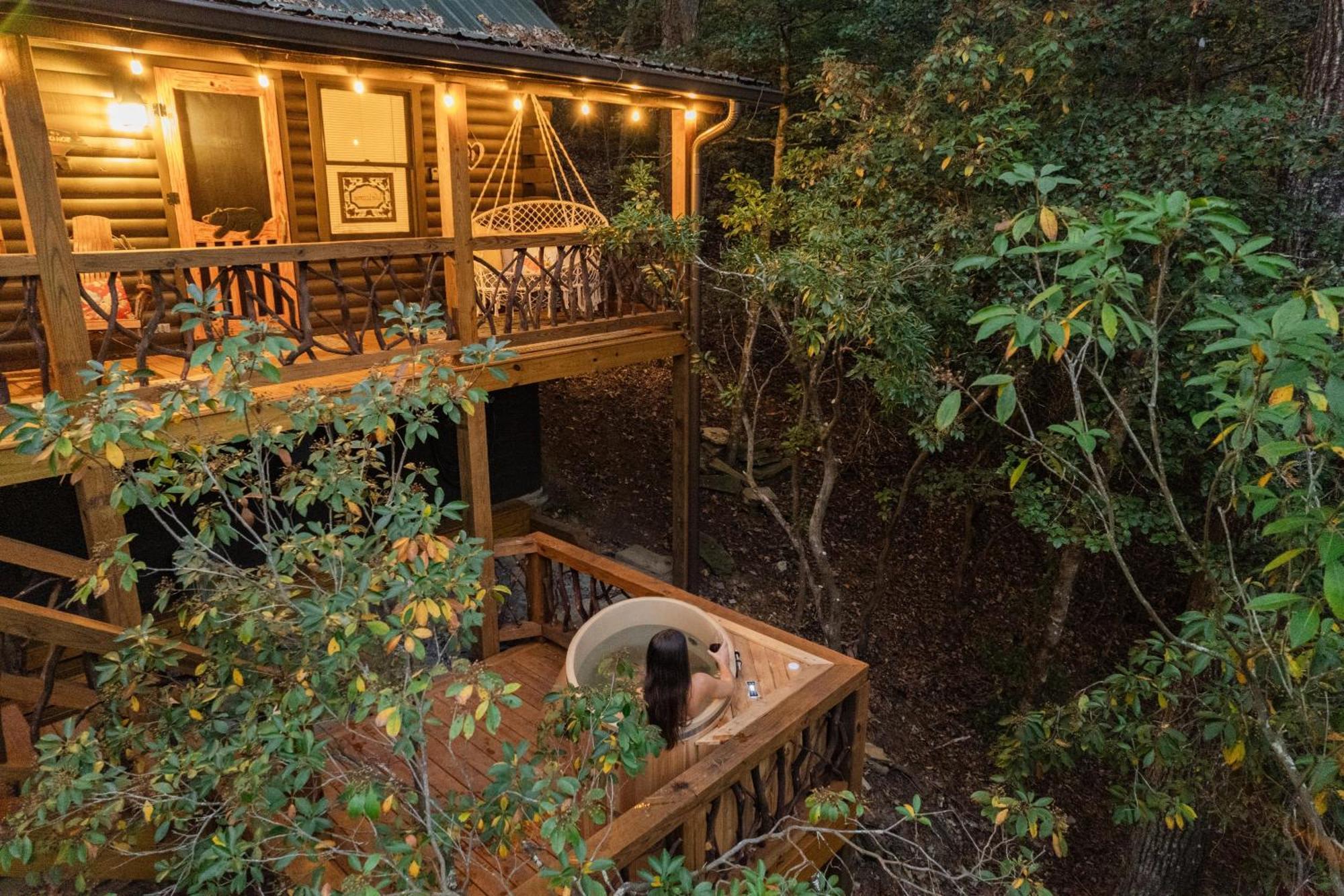 Log Cabin With Mountain View And Privacy Blue Ridge Extérieur photo