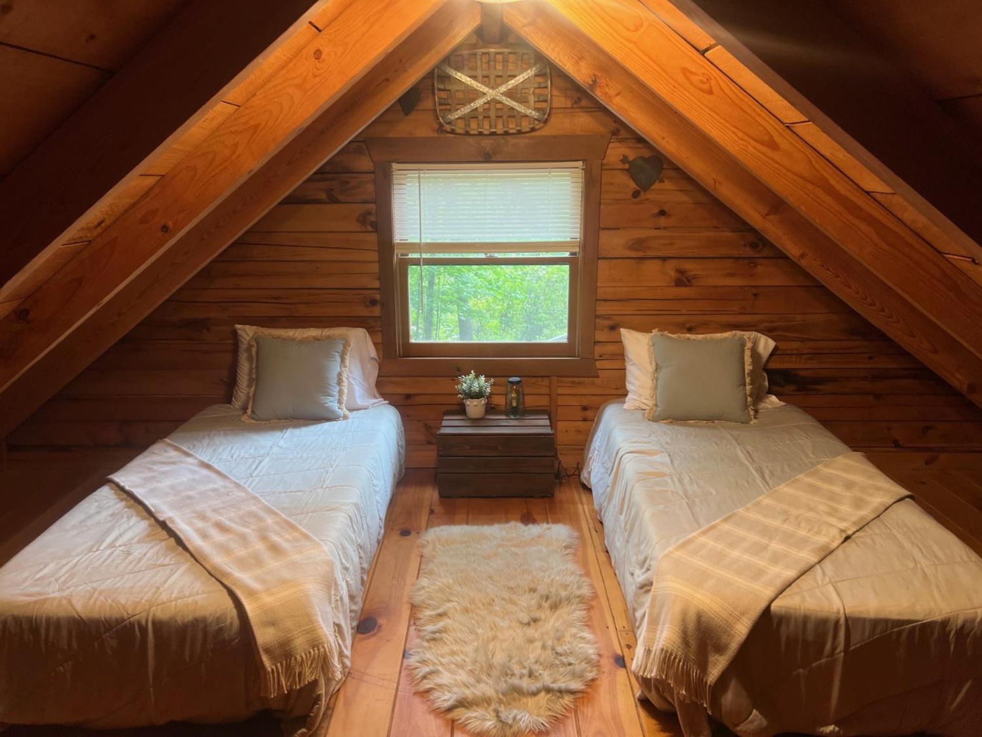 Log Cabin With Mountain View And Privacy Blue Ridge Extérieur photo